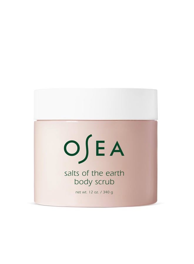 OSEA Salts of the Earth Body Scrub - Ideal Spa Gift for Pampering - Pink Himalayan Salt Scrub - Gentle Exfoliation Skincare - Vegan & Cruelty-Free Body Care - Image 1